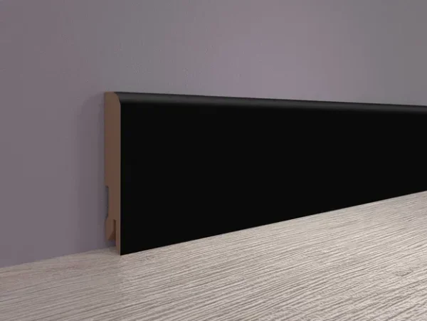 Плинтус MDF Bonkeel 24032 Чёрный Софт (100х16х2400 мм) в Кургане