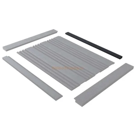 Финишный молдинг LF124B BK114K левый декорированный (31х12х2700мм) в Кургане