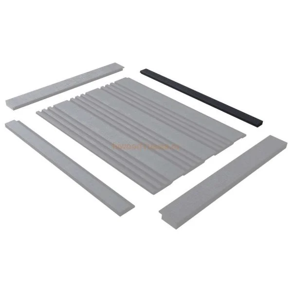 Финишный молдинг LF124B BK114K левый декорированный (31х12х2700мм) в Кургане