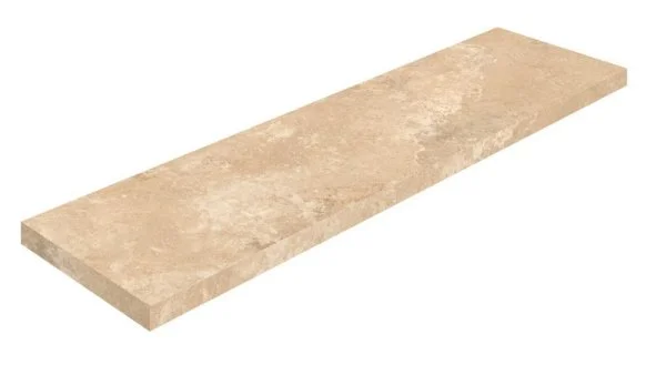 Керамогранит Coliseum Аурелия Беж Ступень угловая левая (Натуральный, 33х120) в Кургане