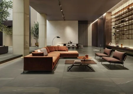 Керамогранит Italon Метрополис Аркадиа Браун 80х160 (Натуральная и Реттифицированная) в Кургане