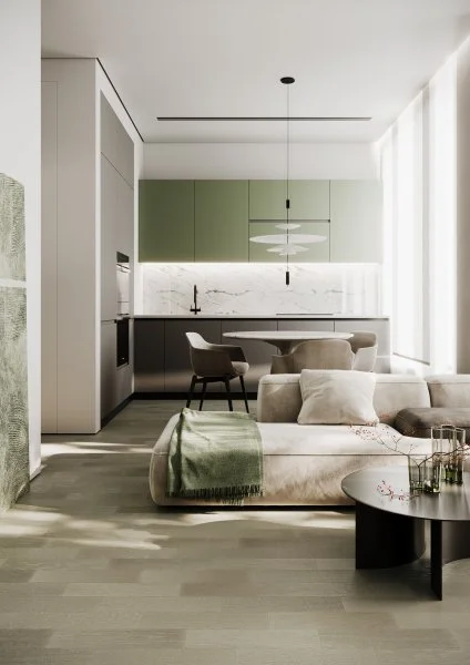 Паркетная доска Quartz Parquet Штучный паркет Дуб Лунный 44-1258-08 в Кургане