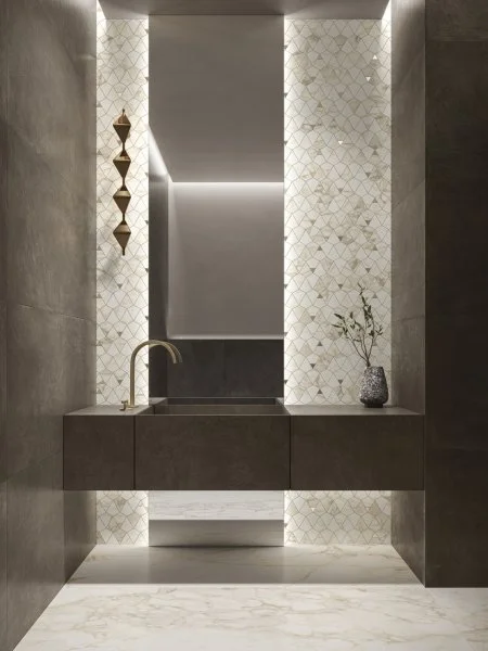 Керамогранит Italon Этернум Каррара Мозаика Вертекс 25.8х30 (Натуральная) в Кургане