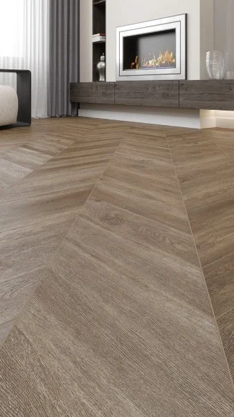 Кварц-виниловая плитка Alpine Floor Chevron Макадамия ECO 20-5 (2,5 мм. 43 класс) в Кургане