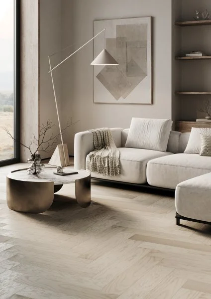 Паркетная доска Quartz Parquet Английская Ёлка Дуб Песочный 33-408 в Кургане