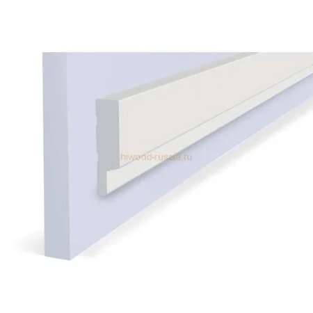 Финишный молдинг LF124A NP правый белый (42х12х2700мм) в Кургане