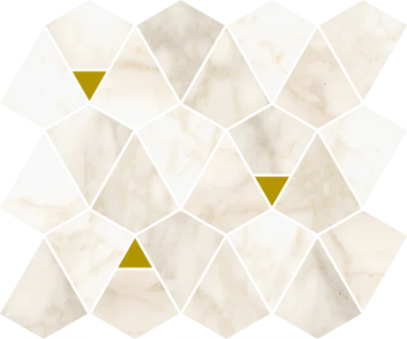 Керамогранит Italon Этернум Каррара Мозаика Вертекс 25.8х30 (Натуральная) в Кургане