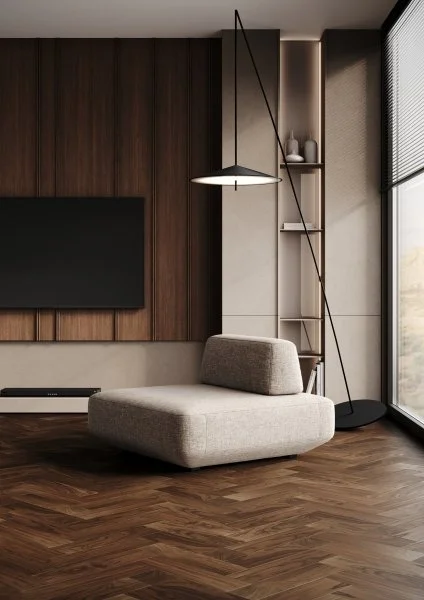 Паркетная доска Quartz Parquet Штучный паркет Орех Американский 44-400-29 в Кургане