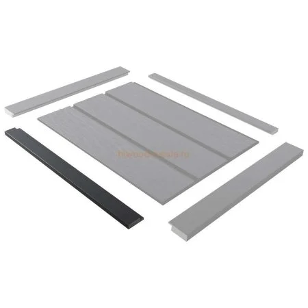 Финишный молдинг LF124A GR15K правый декорированный (42х12х2700мм) в Кургане