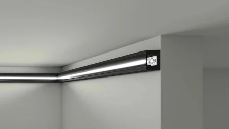 Профиль NMC Wallstyl IL12 Black (25х20х2000мм) в Кургане