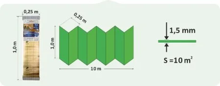 Подложка Солид 1,5мм для LVT ANTI SLIP (10м2) в Кургане