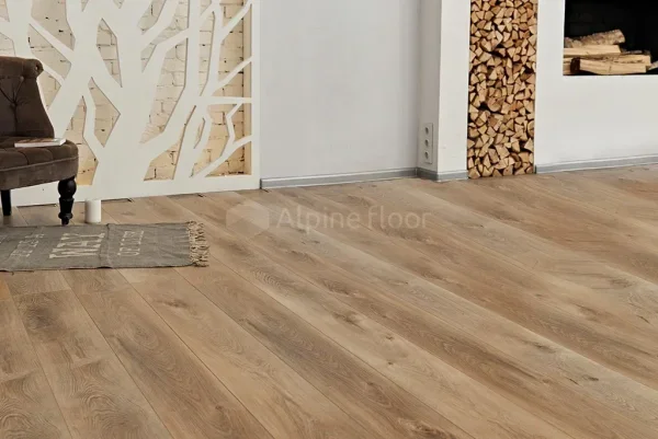 Кварц-виниловая плитка Alpine Floor Premium XL Дуб Природный Изысканный ЕСО 7-6, 8 мм. 43 класс в Кургане