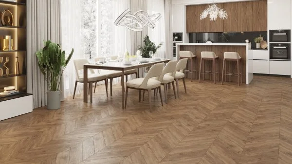 Кварц-виниловая плитка Alpine Floor Chevron Гевуина ECO 20-10 (2,5 мм. 43 класс) в Кургане