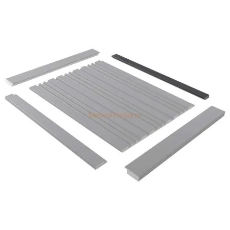 Финишный молдинг LF124B GR3 левый декорированный (31х12х2700мм) в Кургане