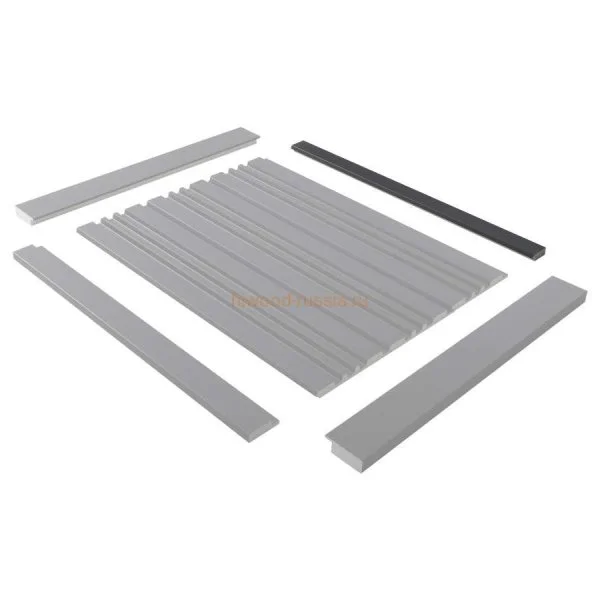 Финишный молдинг LF124B GR3 левый декорированный (31х12х2700мм) в Кургане