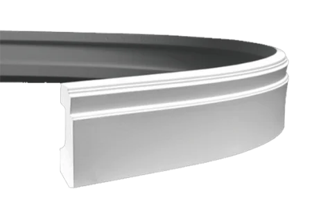 Плинтус Европласт 1.53.101 (110х26х2000 мм) Гибкий в Кургане