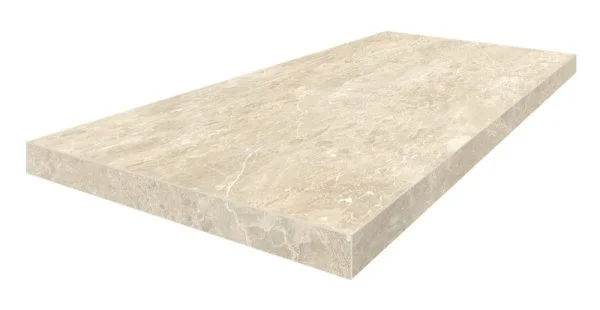 Керамогранит Coliseum Да Винчи Беж Ступень угловая левая (Натуральный, 33х60) в Кургане