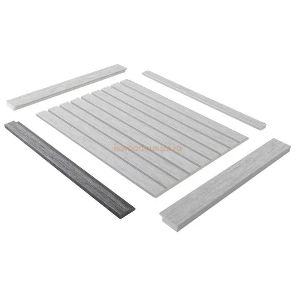 Финишный молдинг LF124A GN68 правый декорированный (42х12х2700мм) в Кургане