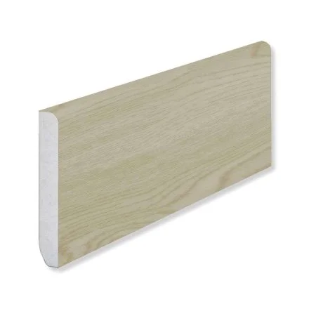 Кварцевый плинтус Fargo 18001-35 Ясень Белый 80х11х2200 мм в Кургане