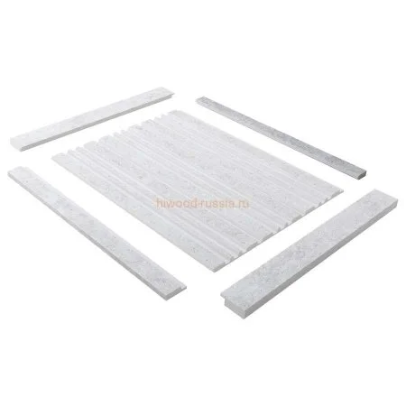 Финишный молдинг LF124B W50 левый декорированный (31х12х2700мм) в Кургане