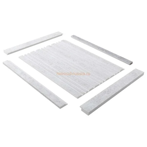 Финишный молдинг LF124B W50 левый декорированный (31х12х2700мм) в Кургане