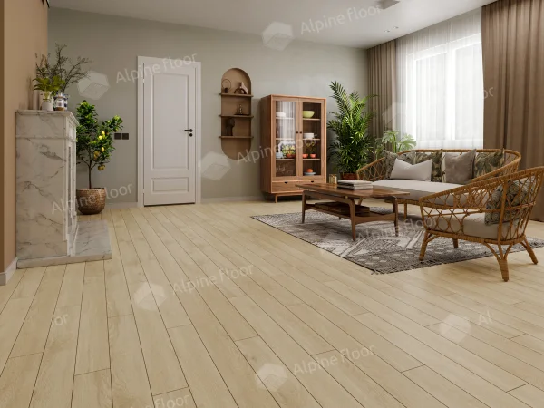 Каменно-полимерная плитка Alpine Floor Grand Sequoia Village Камфора ECO 11-507 4мм, 43 класс в Кургане