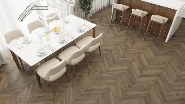 Кварц-виниловая плитка Alpine Floor Chevron Дуб Насыщенный ECO 20-4 (2,5 мм. 43 класс) в Кургане