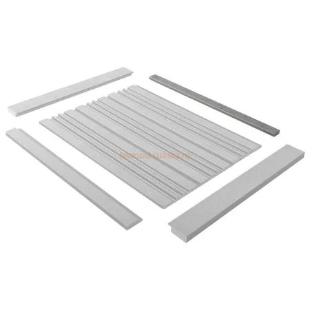 Финишный молдинг LF124B S339S левый декорированный (31х12х2700мм) в Кургане