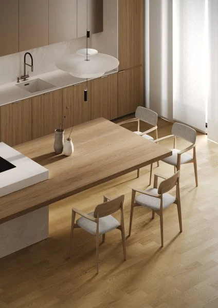 Паркетная доска Quartz Parquet Штучный паркет Дуб Шампань 44-414 в Кургане