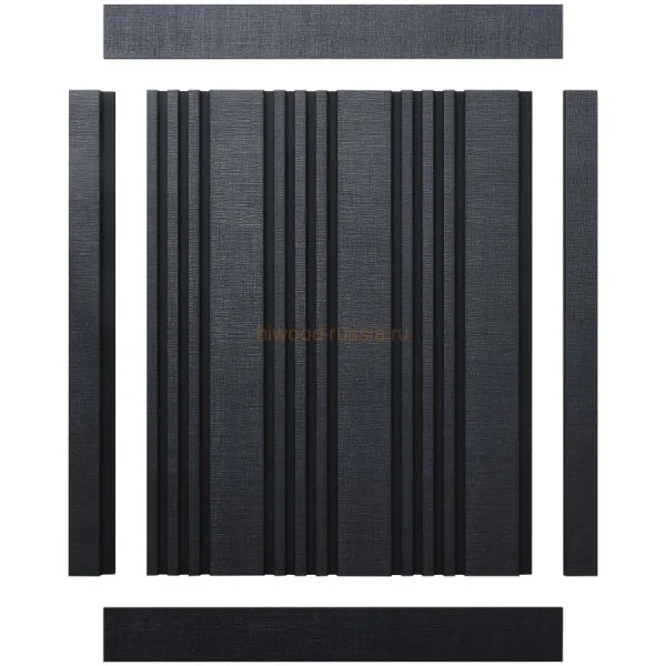 Финишный молдинг LF124B BK114K левый декорированный (31х12х2700мм) в Кургане