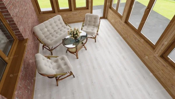 Каменно-полимерная плитка Alpine Floor Classic Дуб Выбеленный ECO 182-8, 4мм 43 класс в Кургане