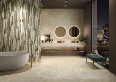 Керамогранит Italon Метрополис Вставка Стрип Ворм 26х75 (Натуральная) в Кургане