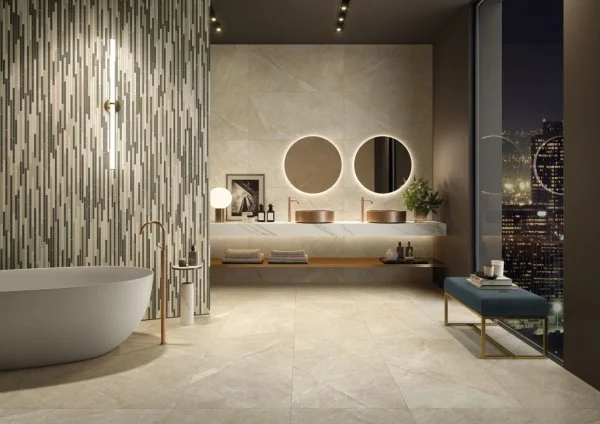 Керамогранит Italon Метрополис Вставка Стрип Ворм 26х75 (Натуральная) в Кургане