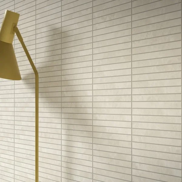 Керамогранит Coliseum Да Винчи Уайт Мозаика Стрип (Натуральная, 30х30) в Кургане