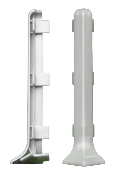 Наружный угол Bonkeel ПЛ60 серый (ПВХ) в Кургане