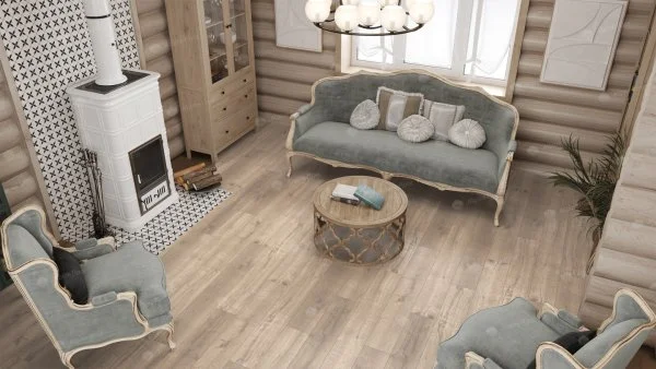 Каменно-полимерная плитка Alpine Floor Real Wood Дуб Натуральный ECO 2-5, 6 мм 43 класс в Кургане