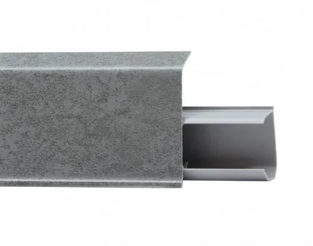 Пластиковый плинтус Royce №551 Грей (55х23х2200мм) в Кургане