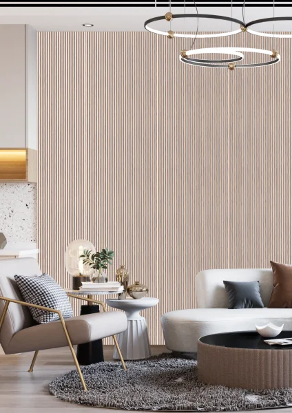 Декоративная панель для стен HiWood LV129 BR417N (120х12х2700мм) в Кургане