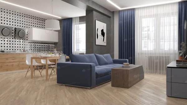 Каменно-полимерная плитка Alpine Floor Sequoia Секвойя Коньячная ECO 6-2, 4мм 43 класс в Кургане