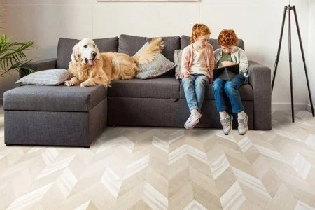 Пробковое покрытие CorkStyle Chevron Creme в Кургане