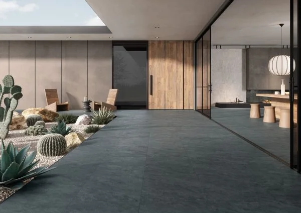 Керамогранит Vitra QuarStone Антрацит 60х60 (Натуральная и Реттифицированная) в Кургане