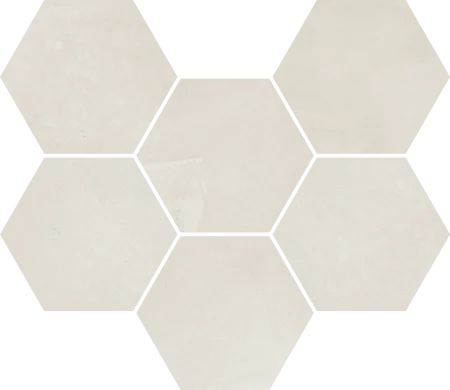 Керамогранит Italon Континуум Полар Мозаика Гексагон (Натуральная 25х29) в Кургане