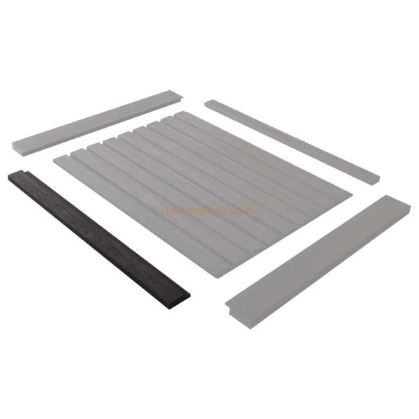 Финишный молдинг LF124A BR395 правый декорированный (42х12х2700мм) в Кургане