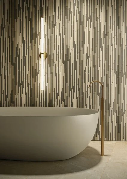 Керамогранит Italon Метрополис Вставка Стрип Ворм 26х75 (Натуральная) в Кургане