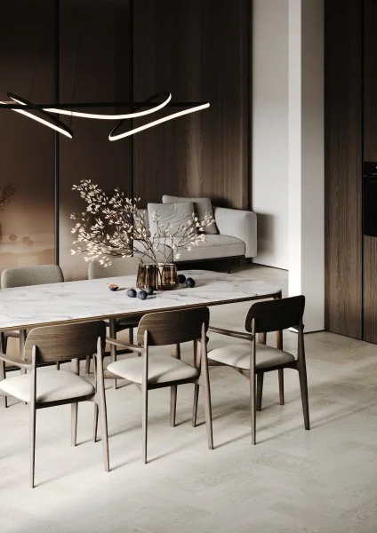 Паркетная доска Quartz Parquet Штучный паркет Дуб Скандинавский 44-1258-57 в Кургане