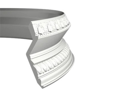 Карниз Европласт 1.50.137 гибкий 2,0 м в Кургане