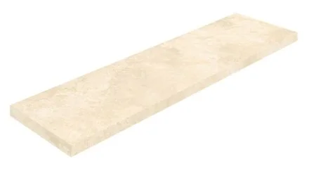 Керамогранит Coliseum Аурелия Уайт Ступень угловая левая (Натуральный, 33х120) в Кургане