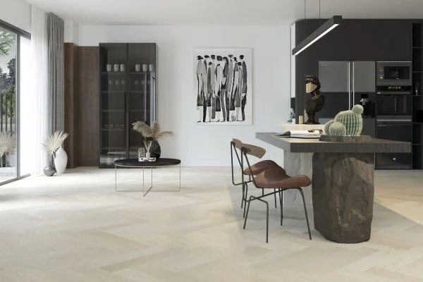 Паркетная доска Quartz Parquet Английская Ёлка Дуб Песочный 33-408 в Кургане