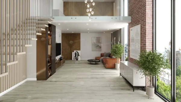 Кварц-виниловая плитка Alpine Floor Premium XL Дуб Серебряный ЕСО 7-22, 8 мм. 43 класс в Кургане