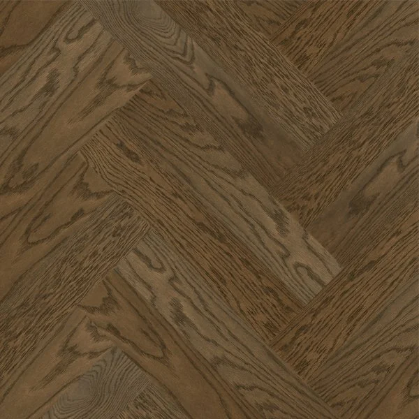 Паркетная доска Quartz Parquet Английская Ёлка Дуб Брауни 33-413 в Кургане